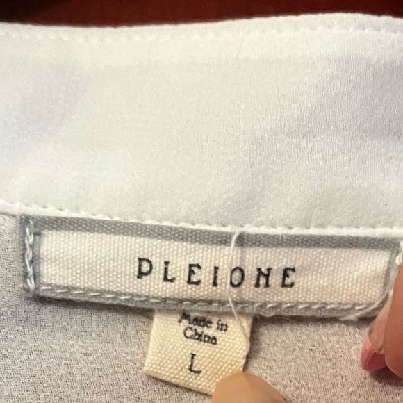 Anthropology Pleione White High Line White Shift Dress or Long Top Sz S Women - Picture 10 of 10